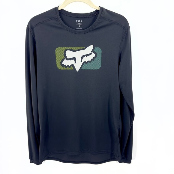Fox Racing Ranger Long Sleeve Shirt Mens Size S Black Performance Stretch Top - Picture 1 of 10